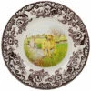 Spode Woodland Hunting Dogs Dinner Plate Home -Spode Shop 3010164531 RLLD 1