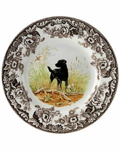 Spode Woodland Hunting Dogs Salad Plate Home