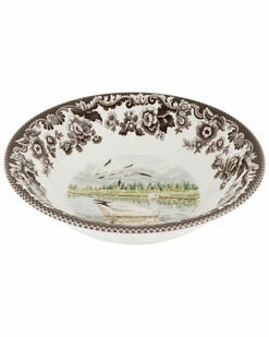 Spode Woodland Snow Goose Ascot Cereal Bowl Home