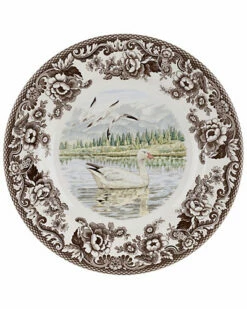 Spode Woodland Snow Goose Dinner Plate Home
