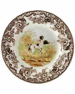 Spode Woodland Hunting Dogs Salad Plate Home