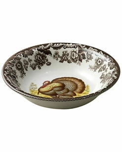 Spode Woodland Turkey Ascot Cereal Bowl Home