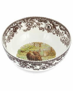 Spode Woodland Majestic Moose Round Salad Bowl Home