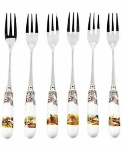 Spode Woodland Cutlery Set Of 6 Pastry Forks Home