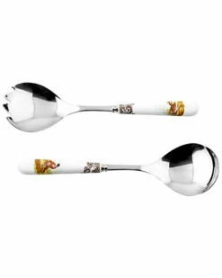 Spode Woodland Cutlery Set Of 2 Salad Servers Home