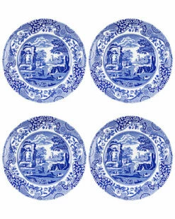 Spode Blue Italian Set Of 4 Salad Plates Home