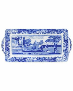 Spode Blue Italian Sandwich Tray Home