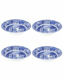 Spode Blue Italian Cereal Bowls Set Of 4 Home