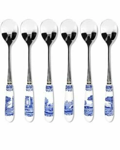 Spode Blue Italian Set Of 6 Teaspoons Home