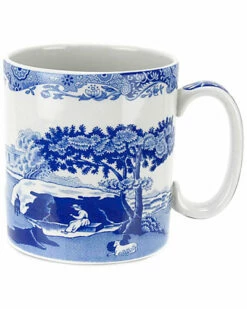 Spode Blue Italian Set Of 4 8oz Mugs Home