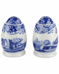 Spode Blue Italian Salt & Pepper Set Home
