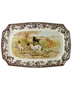 Spode Woodland All Dogs Platter Home
