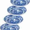 Spode Set Of Four 9in Blue Italian Pasta Bowls Home -Spode Shop 3018643374 RLLD 1