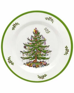 Spode Christmas Tree Set Of 4 Melamine Salad Plates Home
