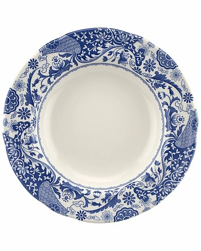 Spode Set Of 4 Blue Italian Brocato 9in Soup Plates Home 3 Spode Set Of 4 Blue Italian Brocato 9in Soup Plates Home