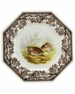Spode Woodland Quail Octagonal Plate Home