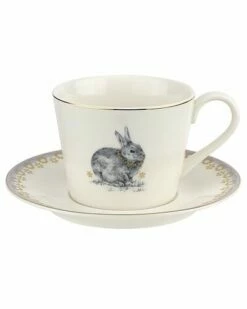 Spode Meadow Lane Lilac Teacup & Saucer Home