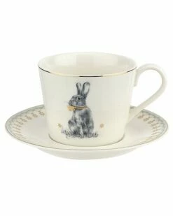 Spode Meadow Lane Green Teacup & Saucer Home