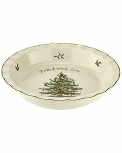 Spode Christmas Tree Pie Dish Home