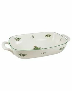 Spode Christmas Tree Bread Basket Home
