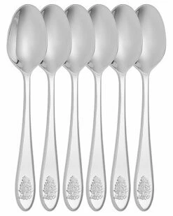 Spode Christmas Tree 6pc Cocktail Spoons Set Home
