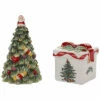 Spode Christmas Tree Gold Figural Collection Tree & Gift Box Salt & Pepper Set Home -Spode Shop 3050565364 RLLD 1