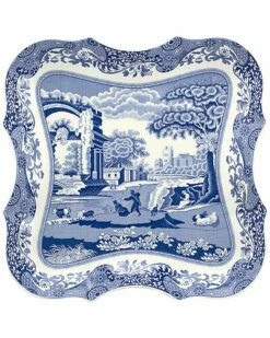 Spode Blue Italian 14in Devonia Tray Home