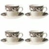 Spode Delamere Set Of 4 Teacups & Saucers Home -Spode Shop 3050941725 RLLD 1
