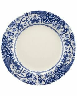 Spode Blue Italian Brocato 8in Salad Plate Home