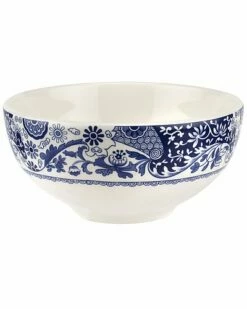 Spode Blue Italian Brocato Bowl 6.5In Home