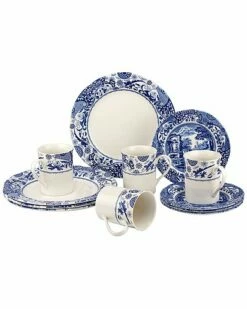 Spode Blue Italian Brocato 12pc Set Home